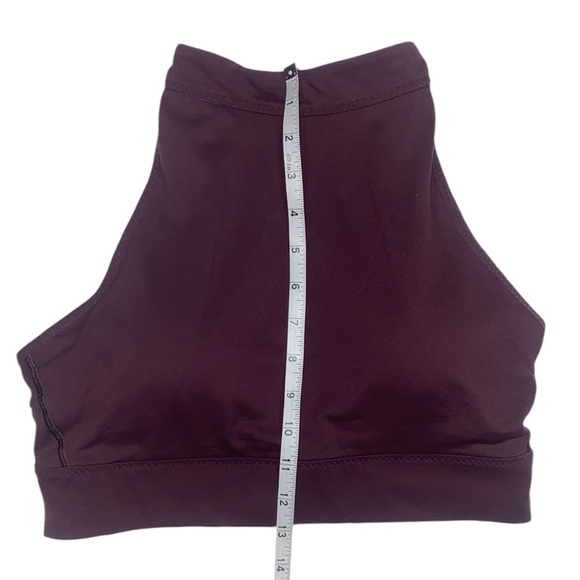 Athleta Purple Wine High-Neck Bra Top, Size Medium - Picture 10 of 13